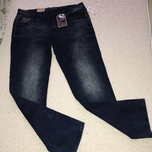 Black bull jeans with faded style size 36